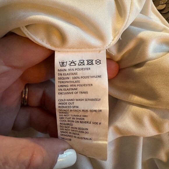 Bardot Women's Cosmic Sequin Mini Skirt Size Medium - Picture 7 of 8